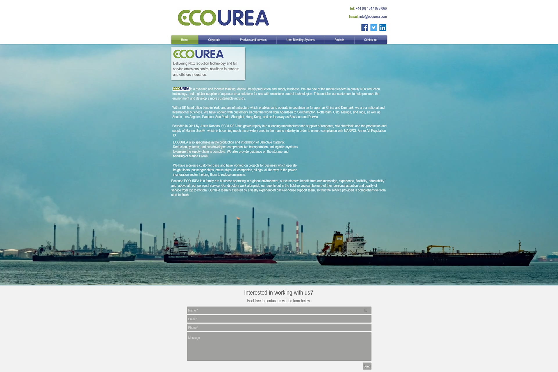 Ecourea Old Website
