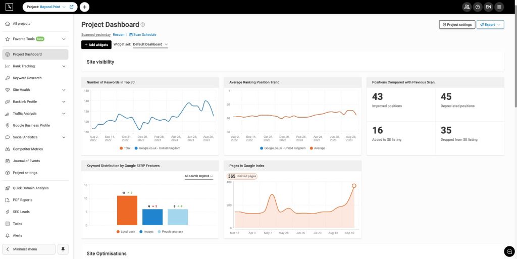 portal dashboard