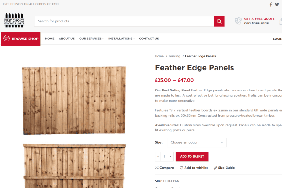 First Choice Fencing portfolio image 2