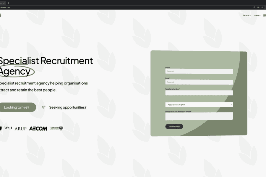 SEED Recruitment portfolio image 1
